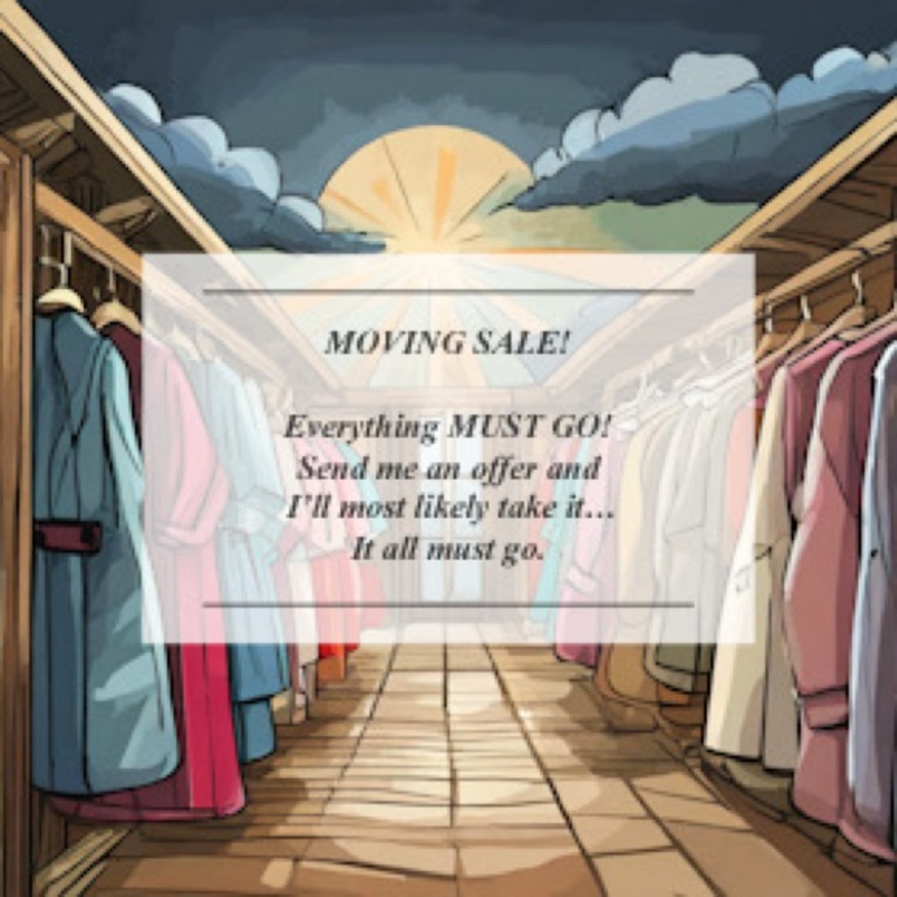 Moving Sale - Women's Clothing Collection Clearance